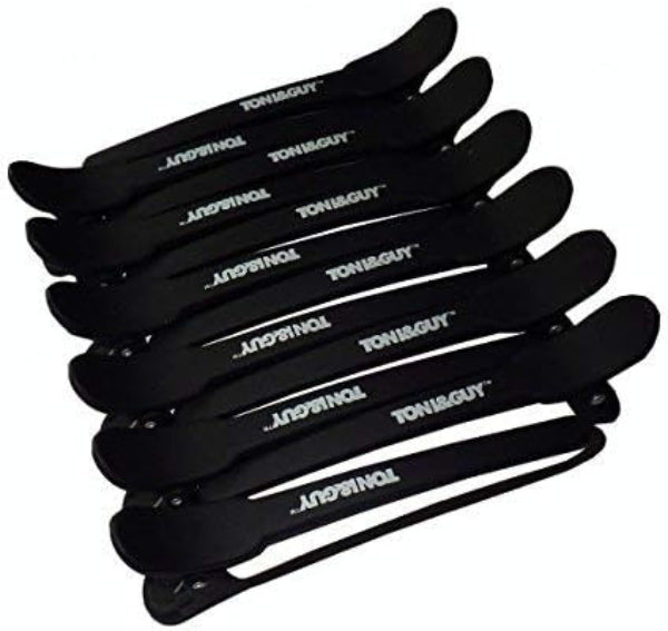 12Pcs/Set Black TONY&GUY Salon Hairdressing Clip Accessories