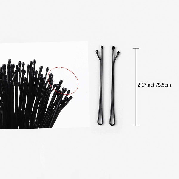 150 pieces Hair Bobby pins, Shaped Hair Pins Hair Styling Pins Black hair grips, Hair Clips, Hair Bob Pins, Straight plate hairpin Hair Clips for Girls Kids Women Hair Accessories