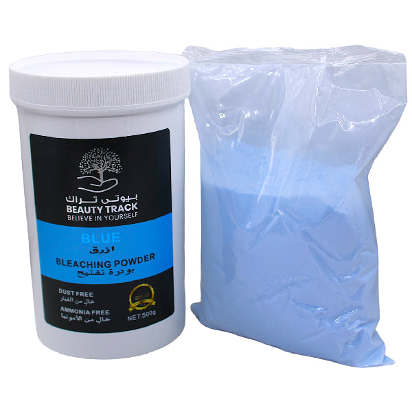 Beauty Track's 500g White Bleaching Powder is a professional-grade hair lightening solution designed to provide safe and effective results. Here's a detailed description and benefits of this product: