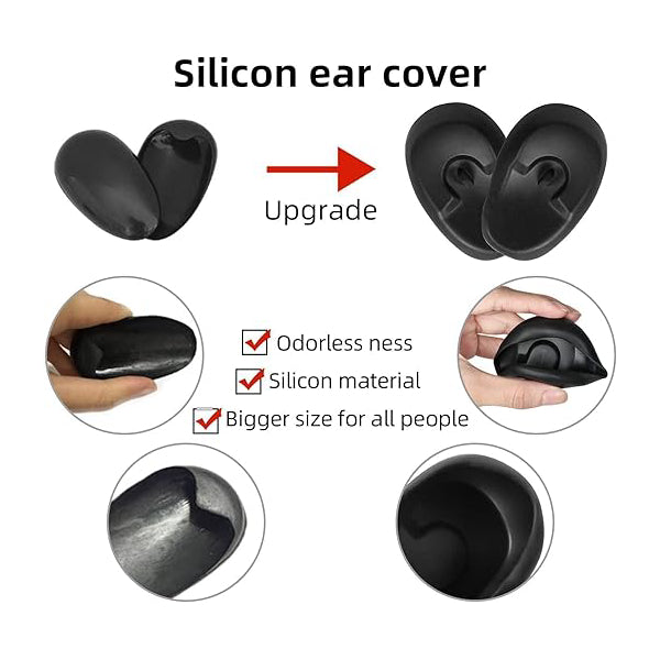 Hair Dye Coloring Kit with Hair Color Bowl, Hair Dyeing Brush Hair Coloring Tool Kit, Dye Brush Comb, Tinting Bowl, Ear Caps,  Bleach Tinting Brushes Tool for Salon Home Coloring Dye Kit (Black)